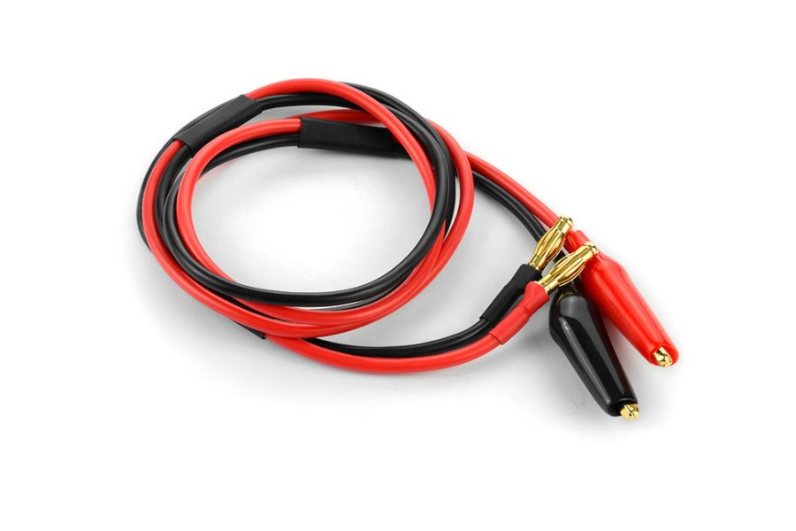 Rc Electronics * | Hudy Cable 600Mm With 4Mm Banana Plugs & Crocodile Clips 104092