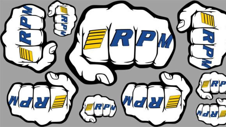 Parts And Accessories * | Rpm "Fist" Logo Decal Sheets Rpm70020