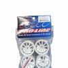 Tires And Wheels * | Pro-Line Racing Speed Ten 24Mm White Fits Standard Touring Car Nos 2675-44