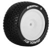 Tires And Wheels * | Louise Rc E-Maglev Buggy Tyre With White Rim For 12Mm Hex 4Wd Rear Mounted Soft (2) Lr-T3176Swkr