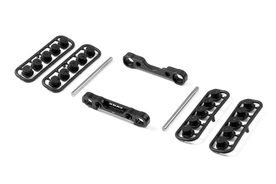 Rc Car Parts * | Xray Alu Front Lower Susp. Holders Set Square Adj. Roll-Center 352304