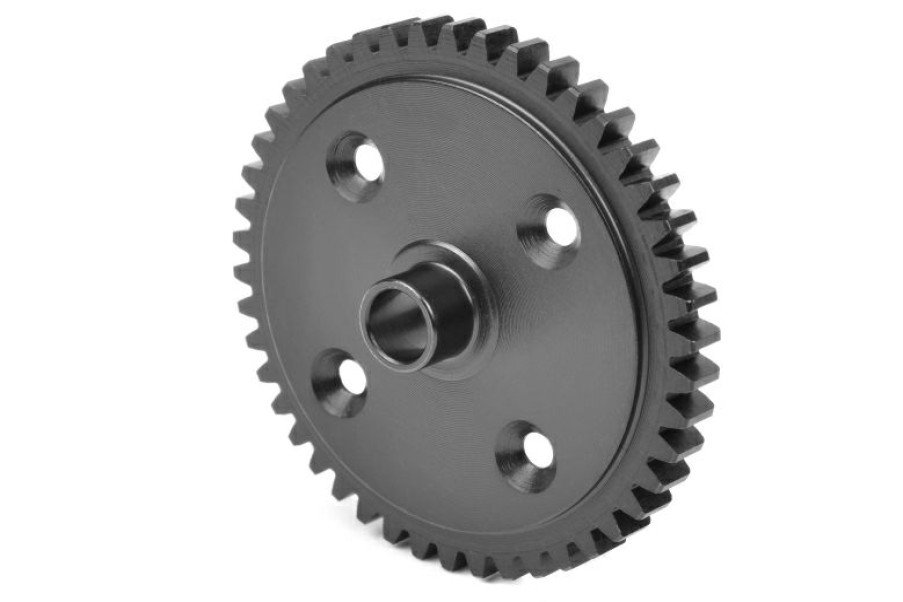 Rc Car Parts * | Team Corally Spur Gear 46T Cnc Machined Steel (1) C-00180-091