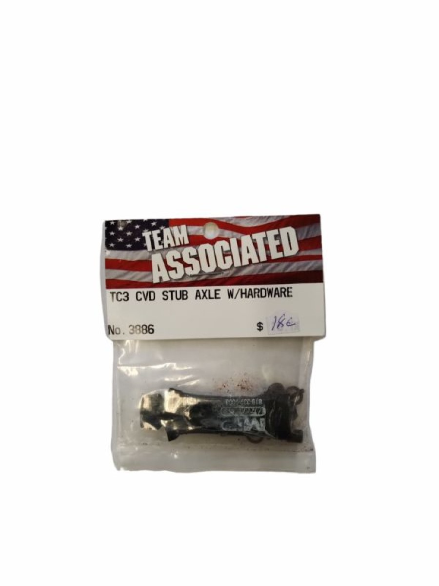 Rc Car Parts * | Team Associated Tc 3 Cvd Stub Axle W/Hardware (Thread Lock Hardened) Nos As-3886