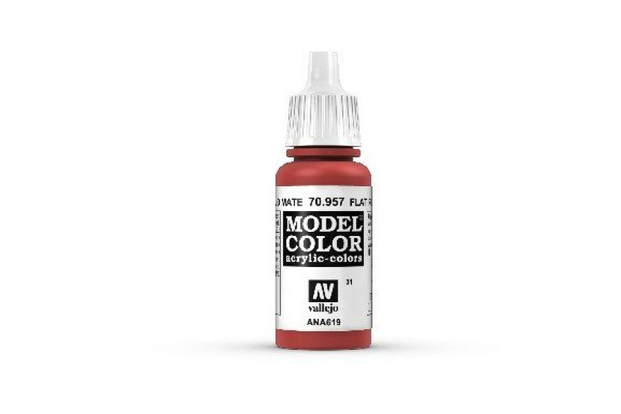 Painting * | Vallejo Red, Flat Red 17Ml Vj-70957