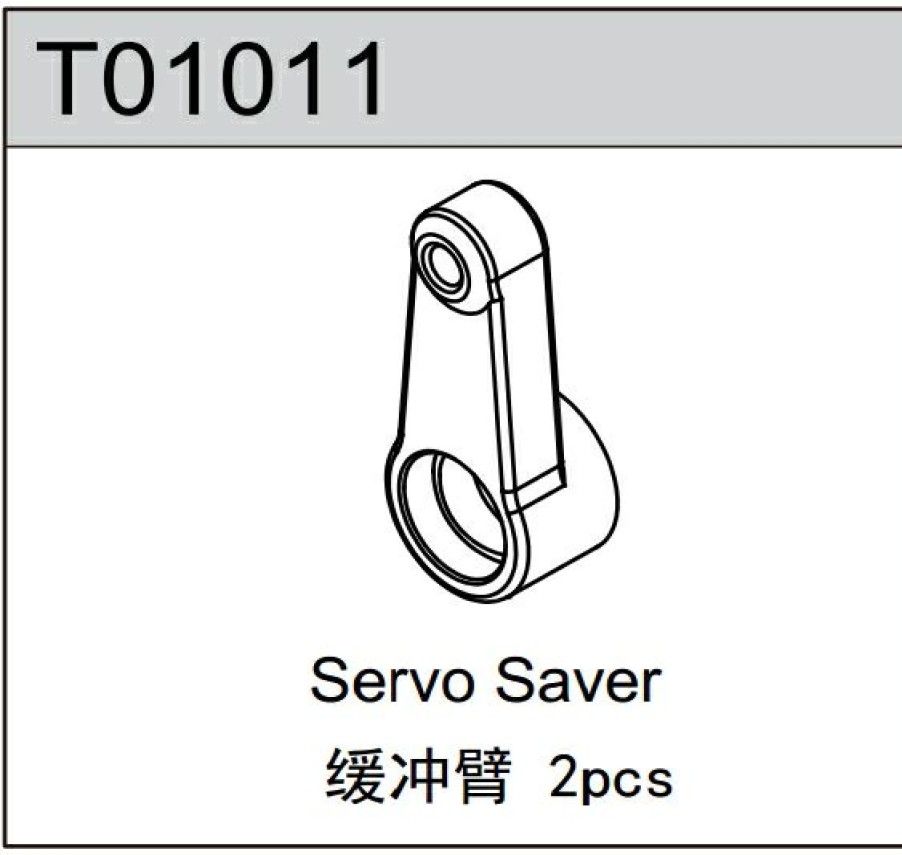 Rc Car Parts * | Teamc Servo Horn (2Pcs) T01011