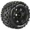 Tires And Wheels * | Louise Tires & Wheels St-Uphill 3,8" Black Mft 1/2-Offset (2) Lt3326Bh