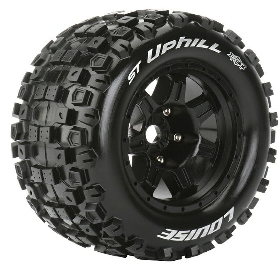 Tires And Wheels * | Louise Tires & Wheels St-Uphill 3,8" Black Mft 1/2-Offset (2) Lt3326Bh