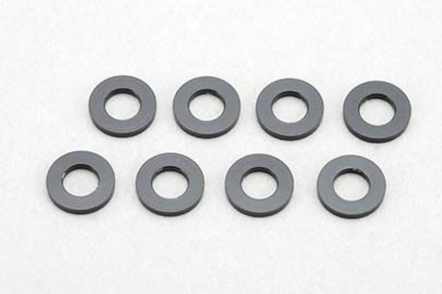 Rc Car Parts * | Yokomo Aluminium Shim 3X6X2.0Mm (8) Black Zc-A3620B