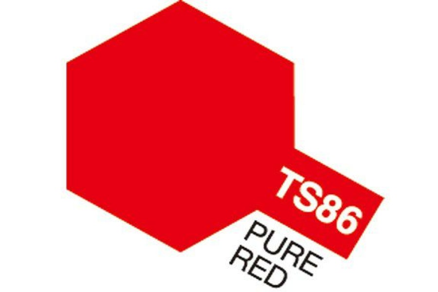 Painting * | Tamiya Spray Paint Ts-86 Pure Red 100Ml Tam-85086