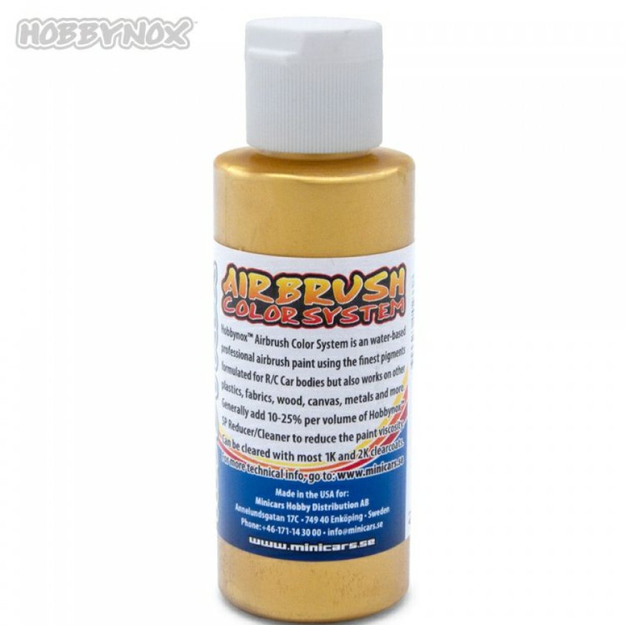 Painting * | Hobbynox Airbrush Color Pearl Gold 60Ml Hn24020