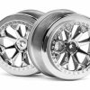 Rc Car Parts * | Hpi Racing 8-Shot Sc Wheel Chrome (2) Hp116739