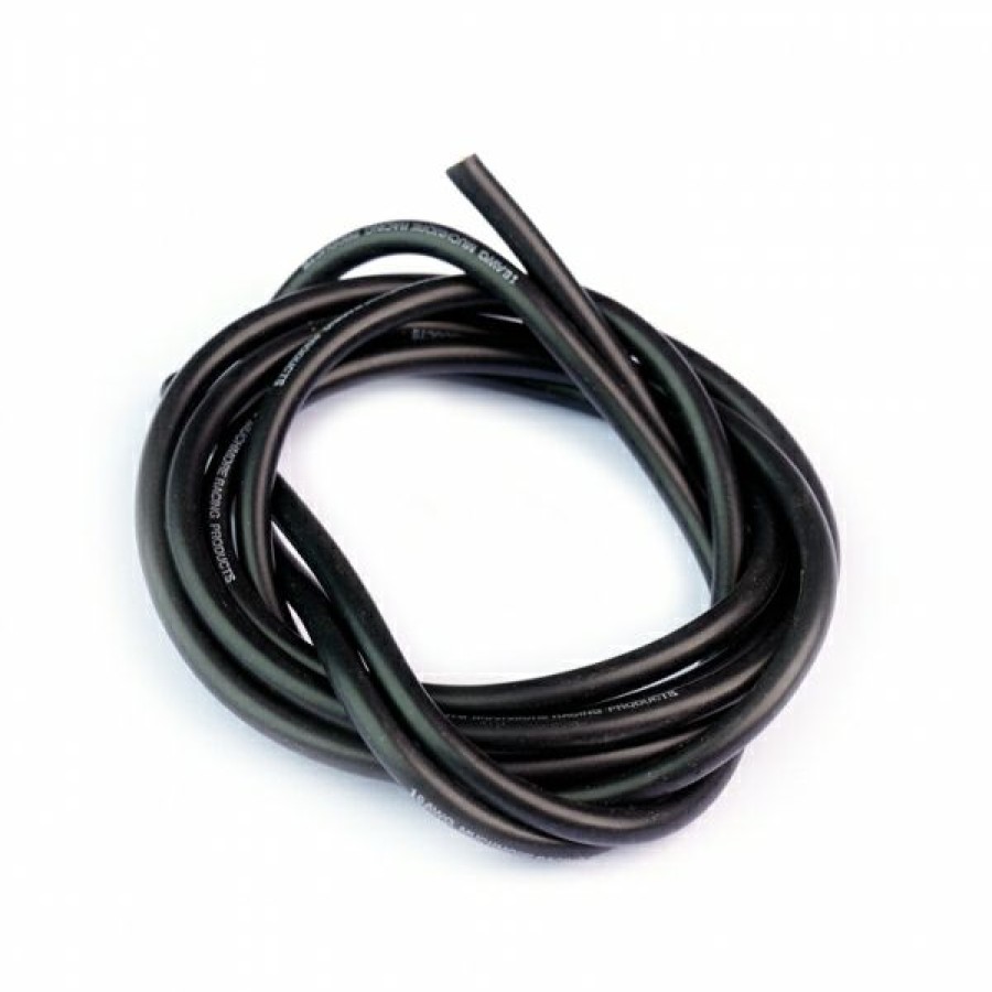 Rc Electronics * | Muchmore Super Flexible High Current Silicon Wire 16 Awg Black 100Cm Mr-Sfwk16