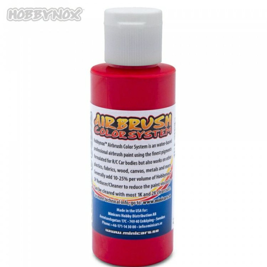 Painting * | Hobbynox Airbrush Color Solid Red 60Ml Hn22060