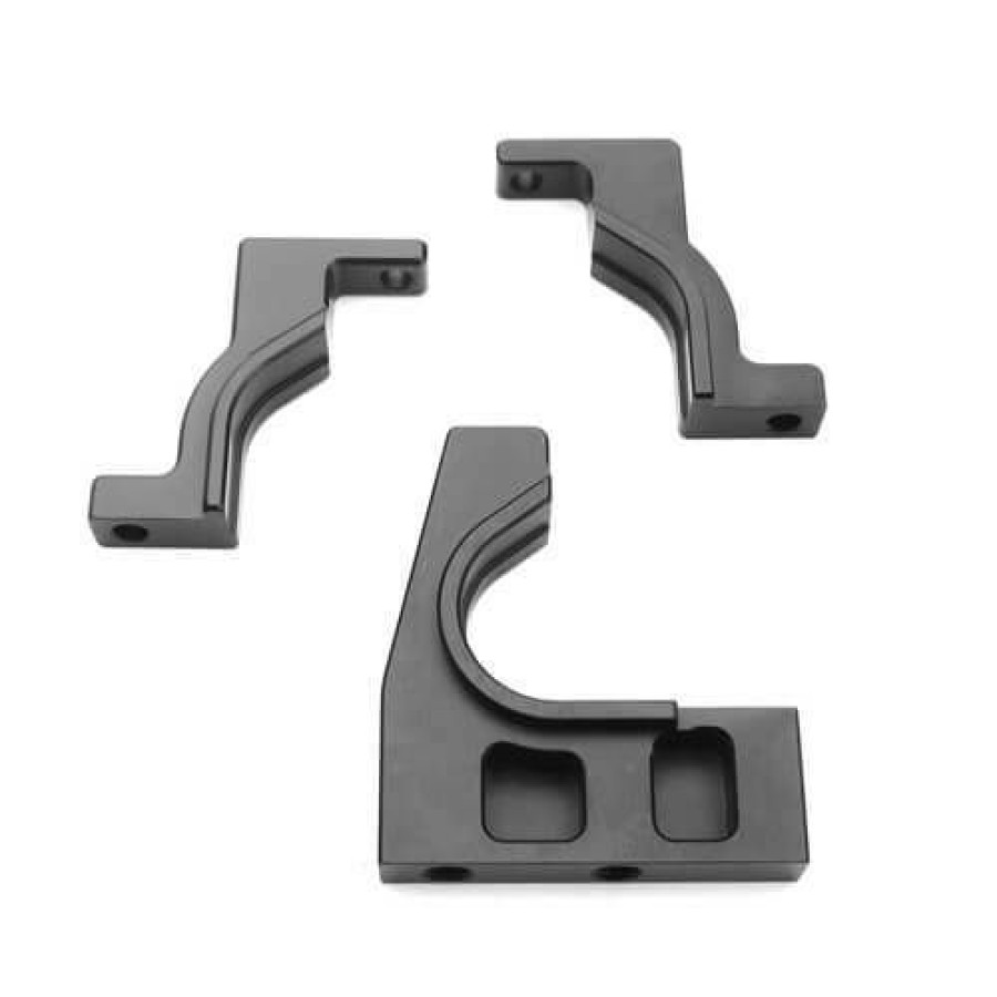 Rc Car Parts * | Tekno Rc Cnc Split Cntr Diff Mount (Diff Mounts Only, 7075, Gun Metal Ano, Eb/Et/Sct) Tkr5262