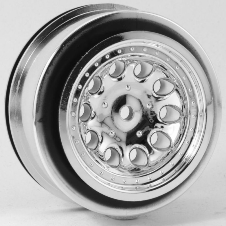 Tires And Wheels * | Rpm Chrome Revolver Short Course Wheels Slash 2Wd Rear (2) Rpm82333