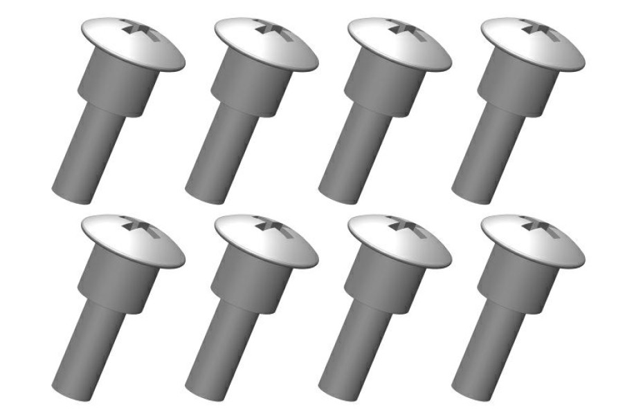 Rc Car Parts * | Team Corally Shoulder Screws Steel (8) C-00250-026