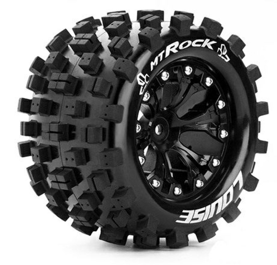 Tires And Wheels * | Louise Tire & Wheel Mt-Rock 2.8" Black 1:2-Offset (2) Lt3275Bh