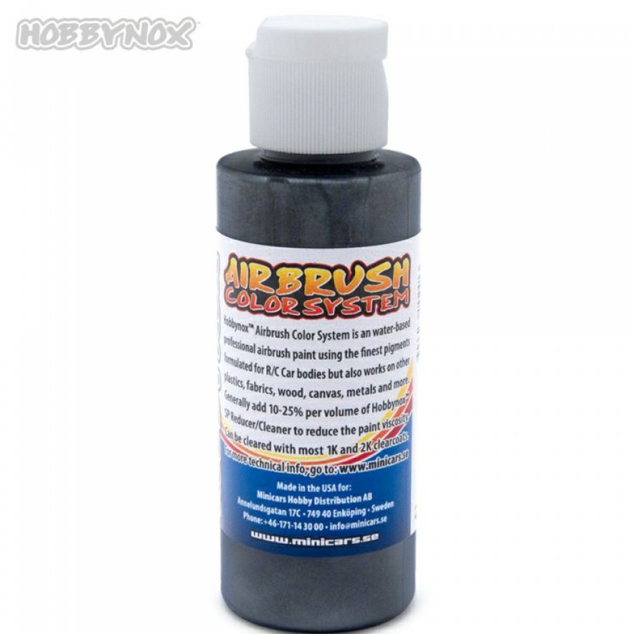 Painting * | Hobbynox Airbrush Color Charcoal Grey 60Ml Hn24100