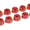 Parts And Accessories * | Team Corally Aluminium Washer For M5 Socket Head Screws Od=12Mm Red (10) C-31295