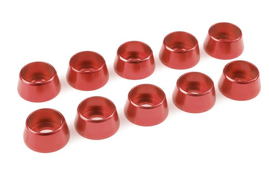 Parts And Accessories * | Team Corally Aluminium Washer For M5 Socket Head Screws Od=12Mm Red (10) C-31295