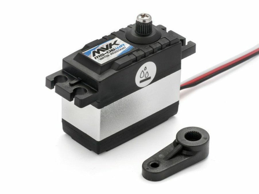 Rc Car Parts * | Maverick Ms-06Wr Servo (Water-Resistant/6.0V/6Kg/Plastic Geared) Mv150166