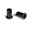 Rc Car Parts * | Xray Alu Nut For Susp. Holder Black (2) 302033-K