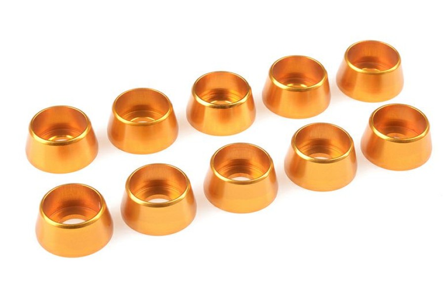 Parts And Accessories * | Team Corally Aluminium Washer For M5 Socket Head Screws Od=12Mm Gold (10) C-31290