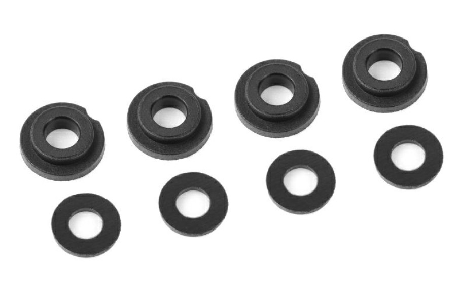 Rc Car Parts * | Team Corally Shock Body Insert Washer Composite 1 Set (4+4Pcs) C-00180-078