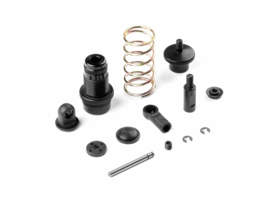 Rc Car Parts * | Xray X10 Shock Absorber Set Black 378003