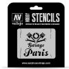 Painting * | Vallejo Stencil Vintage Garage Sign St-Let001