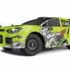 Rc Car Parts * | Maverick Quantumrx Painted Rally Car Body Fluoro Green (Mv150364)