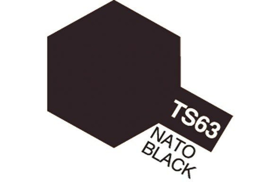 Painting * | Tamiya Spray Paint Ts-63 Nato Black 100Ml Tam-85063