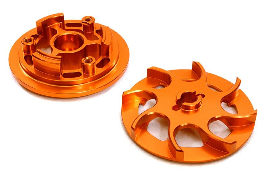 Rc Car Parts * | Integy Billet Machined Slipper Pressure Plate & Hub For 6S X-Maxx Red (Int-C27074Red)