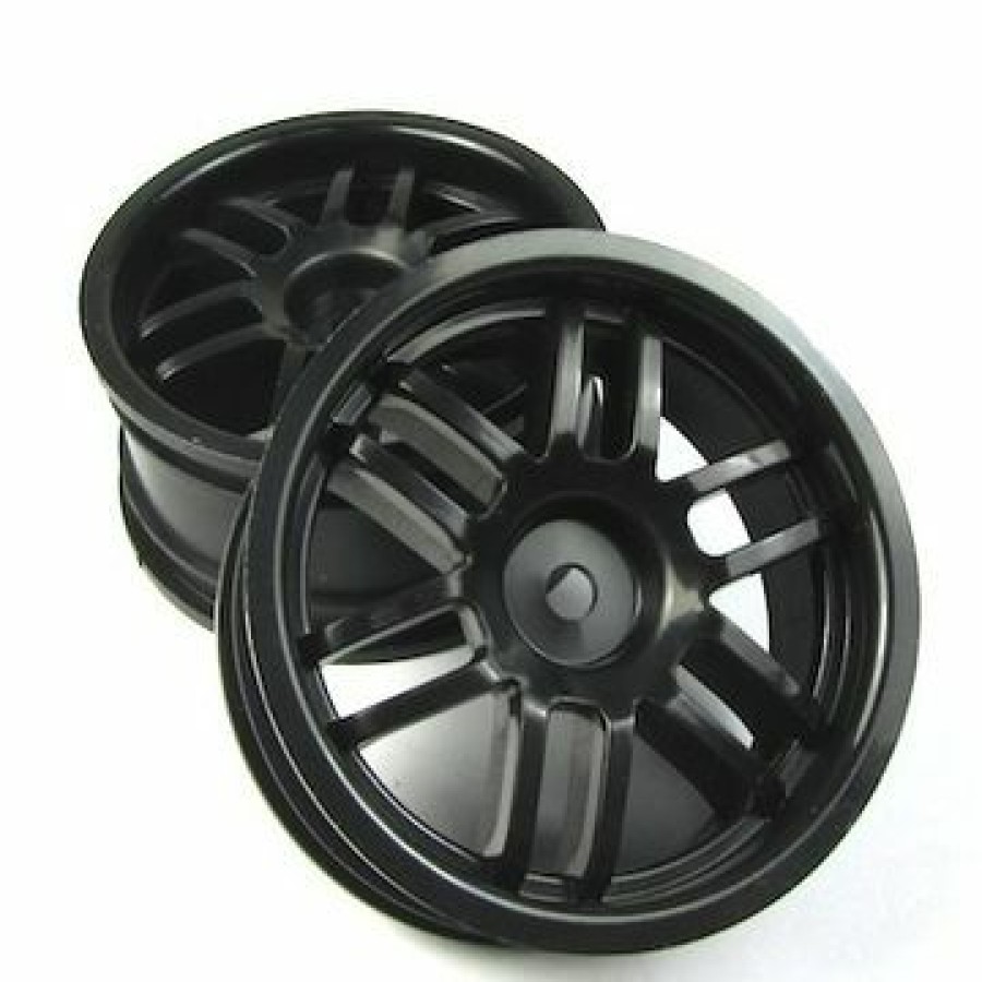 Tires And Wheels * | Traxxas Wheels 1:16 Black (2) Trx7371X