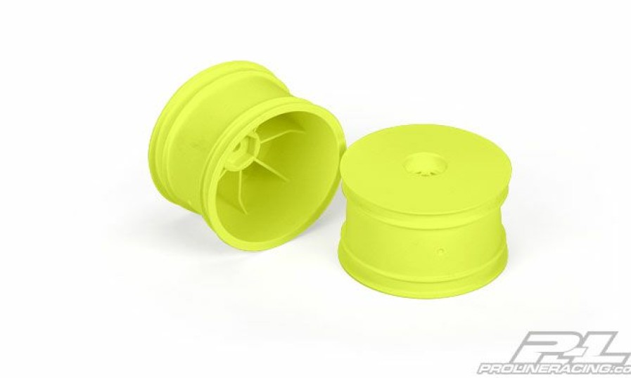 Rc Car Parts * | Pro-Line Velocity 2.2" Hex Rear Wheels (Yellow) (2) Pl2736-02