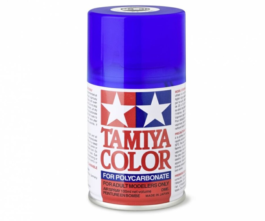 Painting * | Tamiya Polycarponate Spray Ps-38 Translucent Blue 100Ml Tam-86038